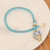 Ins Style Retro Owl Eye Flower Stainless Steel Bracelets