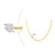 Ins Style Retro Simple Style Solid Color Stainless Steel Plating 18k Gold Plated Necklace