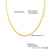 Ins Style Retro Simple Style Solid Color Stainless Steel Plating 18k Gold Plated Necklace