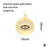 Ins Style Simple Style Devil's Eye Heart Shape Gold Plated Zircon Copper Wholesale Pendants