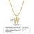 Ins Style Simple Style Letter Stainless Steel Plating Inlay Zircon 18k Gold Plated Necklace Pendant