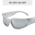 Ins Style Solid Color Pc Oval Frame Full Frame Women's Sunglasses