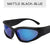 Ins Style Solid Color Pc Oval Frame Full Frame Women's Sunglasses