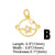 Ins Style Star Copper Plating Inlay Zircon 18k Gold Plated Pendants Jewelry Accessories