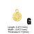 Ins Style Star Moon Lightning Copper Plating Inlay Zircon 18k Gold Plated Pendants Jewelry Accessories