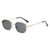 Ins Style Streetwear Solid Color Ac Square Full Frame Women's Sunglasses