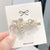 Internet Celebrity Hot  Hairpin Girl's Bow Pearl Crystal Side Clip Elegant Side Duckbill Clip Hair Accessories