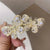 Internet Celebrity Hot  Hairpin Girl's Bow Pearl Crystal Side Clip Elegant Side Duckbill Clip Hair Accessories