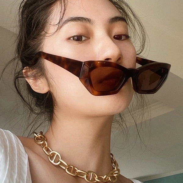 Irregular Retro Sunglasses