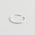 Japanese And Korean Style S925 Sterling Silver Ins Style Geometric Twisted Mobius Very Simple And Fine Little Finger Ring All-match Silver Ring Bracelet