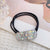 Japanese And Korean Style Simple Hair Accessories With Rhinestone Head Rope High Elastic Rubber Band Cyber Celebrity Hair Ring Elegant Lady Head Rope For Women