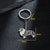 Japanese Style Sweet Artistic Animal Dog Stainless Steel Polishing Bag Pendant Keychain