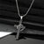 Jewelry Trend Punk Stainless Steel Color Cross Belt Ring Rock Geometric Sweater Chain