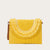 Khaki Rose Red Yellow Straw Solid Color Square Evening Bags