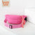 Kid'S Canvas Solid Color Preppy Style Dumpling Shape Zipper Fanny Pack