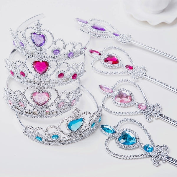 Kid'S Cartoon Style Crown Plastic Plating Crown