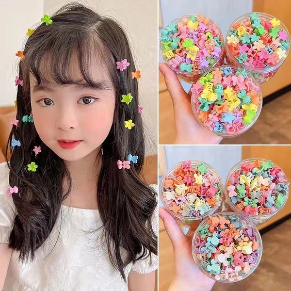 Kid'S Cartoon Style Flower Butterfly Plastic Hair Clip