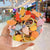 Kid'S Cartoon Style Fruit Flower Plastic Handmade Hair Tie