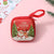 Kid'S Christmas Tree Santa Claus Letter Tinplate Zipper Coin Purses