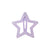 Kid'S Cute Cartoon Star Plastic Hair Clip