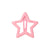 Kid'S Cute Cartoon Star Plastic Hair Clip