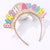 Kid'S Cute Romantic Sweet Letter Plastic Cloth Lace Handmade Appliques Hair Band