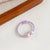 Kid'S Cute Simple Style Geometric Arylic Rubber Band Hair Tie