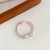 Kid'S Cute Simple Style Geometric Arylic Rubber Band Hair Tie