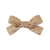 Kid'S Cute Solid Color Bow Knot Cotton Pleated Hair Clip