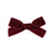 Kid'S Cute Solid Color Bow Knot Cotton Pleated Hair Clip