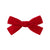 Kid'S Cute Solid Color Bow Knot Cotton Pleated Hair Clip