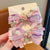 Kid'S Cute Sweet Flower Bow Knot Cloth Hair Clip