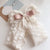 Kid'S Princess Bow Knot Cloth Hair Clip Hair Tie