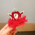 Kid'S Princess Crown Cloth Hair Clip