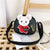 Kid'S Pu Leather Animal Cartoon Cute Semicircle Zipper Crossbody Bag