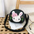 Kid'S Pu Leather Animal Cartoon Cute Semicircle Zipper Crossbody Bag