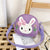 Kid'S Pu Leather Animal Cartoon Cute Semicircle Zipper Crossbody Bag