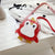 Kid'S Pu Leather Animal Cute Square Zipper Coin Purse