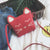 Kid'S Pu Leather Cat Solid Color Cute Square Zipper Crossbody Bag