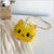 Kid'S Small Pu Leather Cat Cute Round Zipper Crossbody Bag