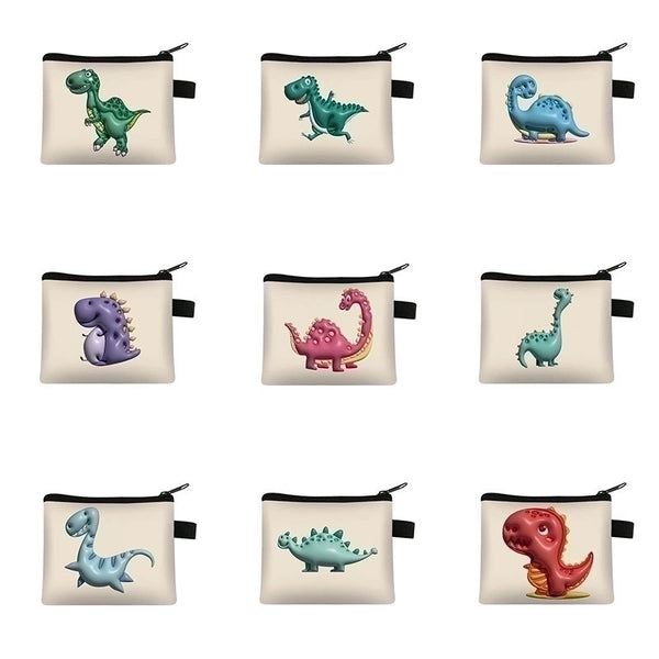 Kid's Animal Polyester Zipper Coin Purses