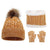 Kid's Basic Simple Style Solid Color Wool Cap