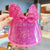 Kid's Cartoon Style Bow Knot Sequins Sun Hat