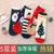 Kid's Fashion Christmas Tree Snowman Cotton Blend Ankle Socks 1 Set