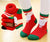 Kid's Fashion Christmas Tree Snowman Cotton Blend Ankle Socks 1 Set