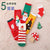 Kid's Fashion Christmas Tree Snowman Cotton Blend Ankle Socks 1 Set