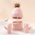 Kid's Fashion Solid Color Pom Poms Wool Cap