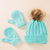 Kid's Fashion Solid Color Pom Poms Wool Cap