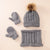 Kid's Fashion Solid Color Pom Poms Wool Cap