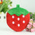 Kid's Fruit Plush Zipper Coin Purses